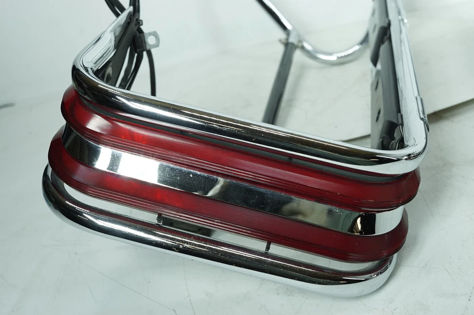 1996 Harley Touring Electra Glide OEM Rear Left Right Saddlebag Guard Rails Bar - Image 3 of 4