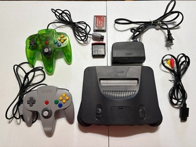 Nintendo 64 Black Console (NTSC-J) with Huge Lot of 25 Games!  Tested and Works!