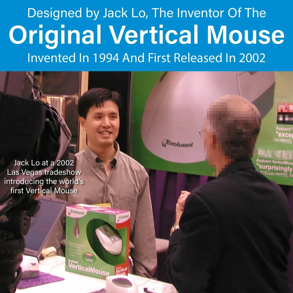 – Inventor of The Vertical Mouse – VM4R Ergonomic Vertical Mouse Right Hand M... - Image 3 of 4