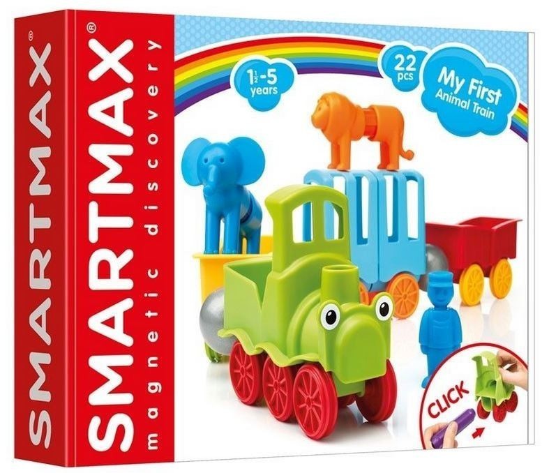 SmartMax My First Animal Train avec gros aimants securises pour motricite fine