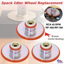 Idler Wheel Replacement Replace RCA 74077 For RCA 45 RPM Changer RP-168 / RP-190