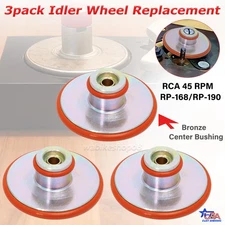 Idler Wheel Replacement Replace RCA 74077 For RCA 45 RPM Changer RP-168 / RP-190