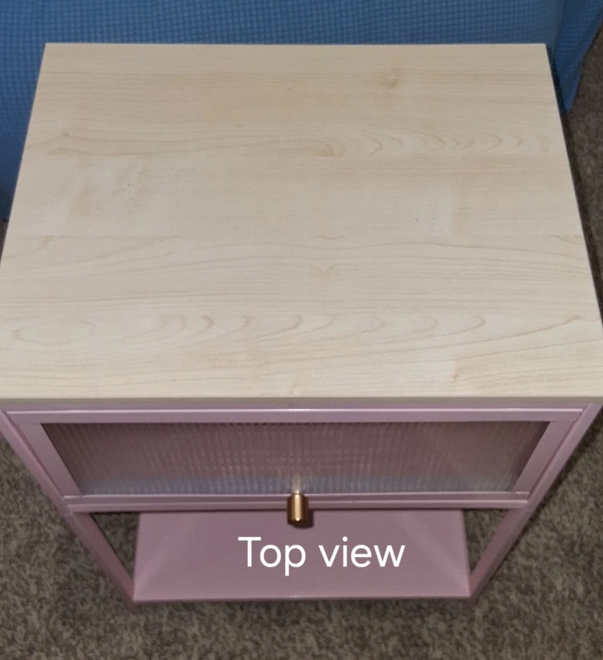 Mesita de noche ROSA - Perfecta para DORMITORIO - Elegante y funcional Foto 3 de 4