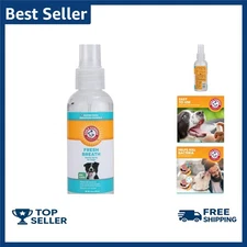 Effective Dog Breath Freshener & Teeth Cleaning Spray - Mint Flavor, 4 Fl Oz