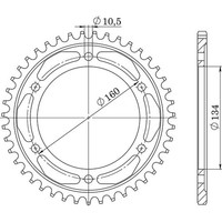 Zahnrad Stahl P530 - Z43 (DIS.10616)