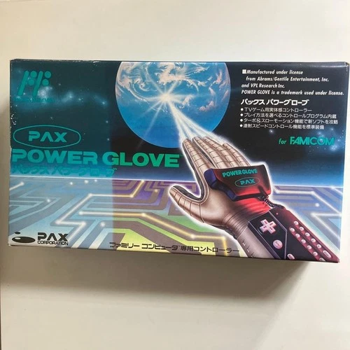 PAX Power Glove for Nintendo Famicom Vintage Controller with Original Box