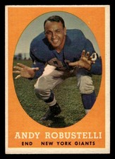 1958 Topps #15 Andy Robustelli - VG-VGEX *TedsCardShack*