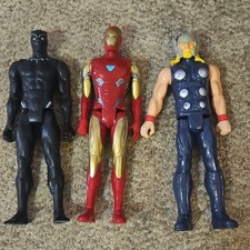 Hasbro Avengers Action Figures Lot Black Panther Iron Man Thor 2017