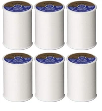 Dual Duty All Purpose Thread 400 Yards White 230-1 (6-Pack)
