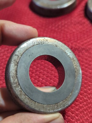 Machtech Carbide .9995-XX, Plain Smooth Bore RING GAGE  (RG7)