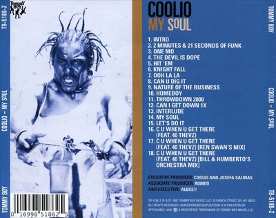 COOLIO MY SOUL [25TH ANNIVERSARY] NEW CD