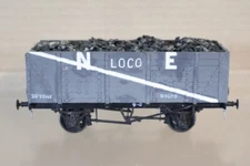 VINTAGE KIT BUILT O GAUGE NE LNER SIDE DOOR HIGH CAPACITY COAL WAGON 90679 om