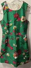 J Crew Floral Sheath Sleeveless Mini Dress Women’s Size 4 Vibrant Colors