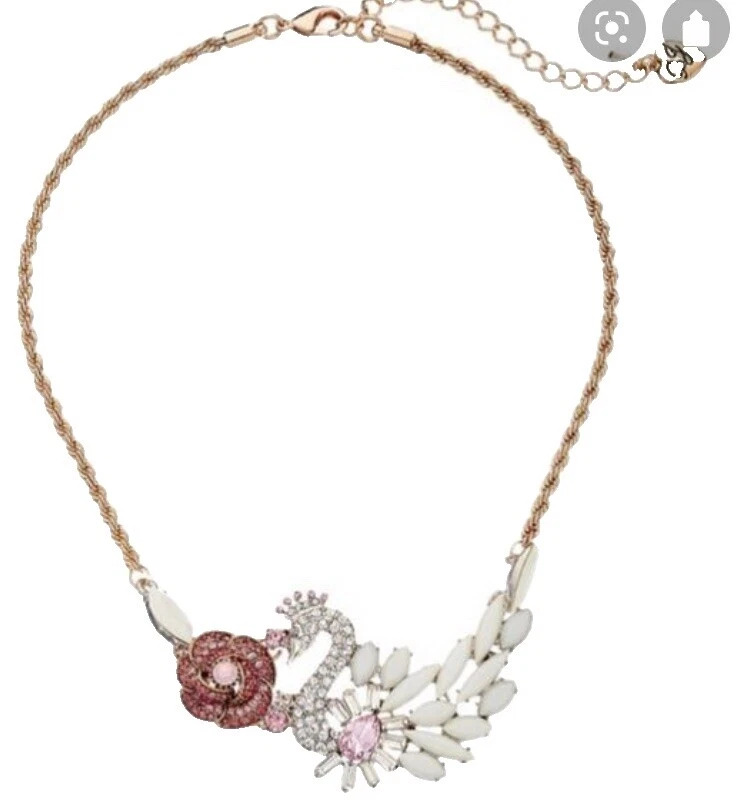 Betsey Johnson Rose Gold Plated Fashion Necklaces & Pendants