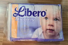 Vintage 2002 LIBERO Discovery diapers 70 MIDI nappies 5-8 Kgs NEW jumbo pack