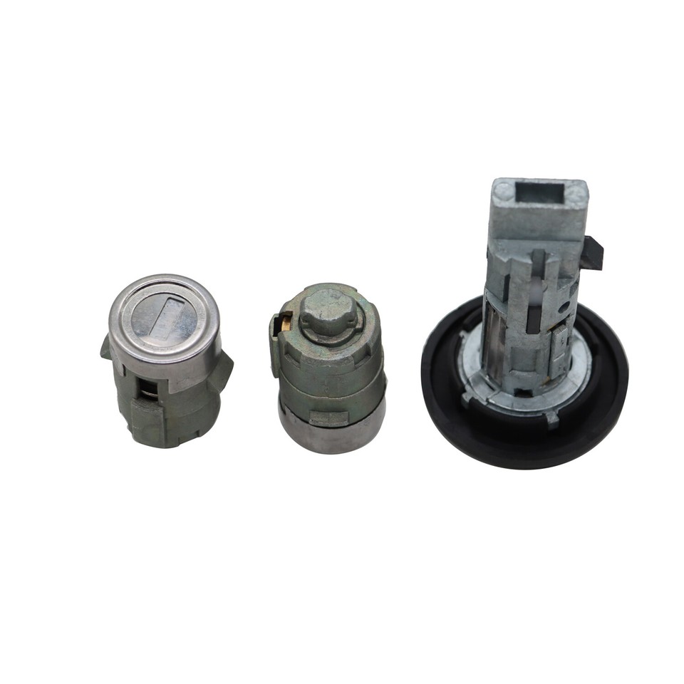 Chrome Ignition Key Switch Cylinder & Door Lock Pair Set W/ Keys For Chevrolet E - Foto 9