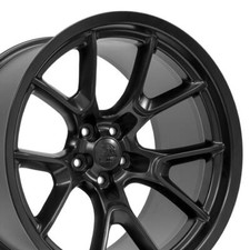 Set(4) 10369 Wide Body 20X11 Satin Black Rims 5x115 Fit Charger Challenger