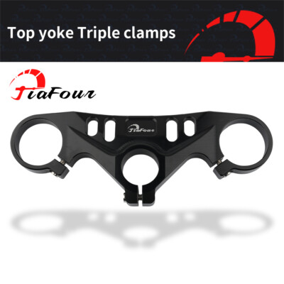 For Panigale V4 V4S 18-2022 Front Fork Lowering Triple Tree Upper Top Clamp Yoke