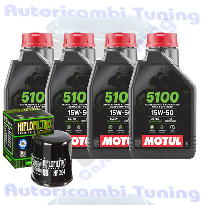 Motul 5100 15W50 Ölwechsel-Kit Für Yamaha YXF1000 Wolverine RMAX 4 LE 2021