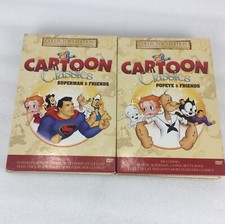 2 DVD Cartoon Classics Collector's Edition Set Popeye, Superman, Betty Boop, Cas