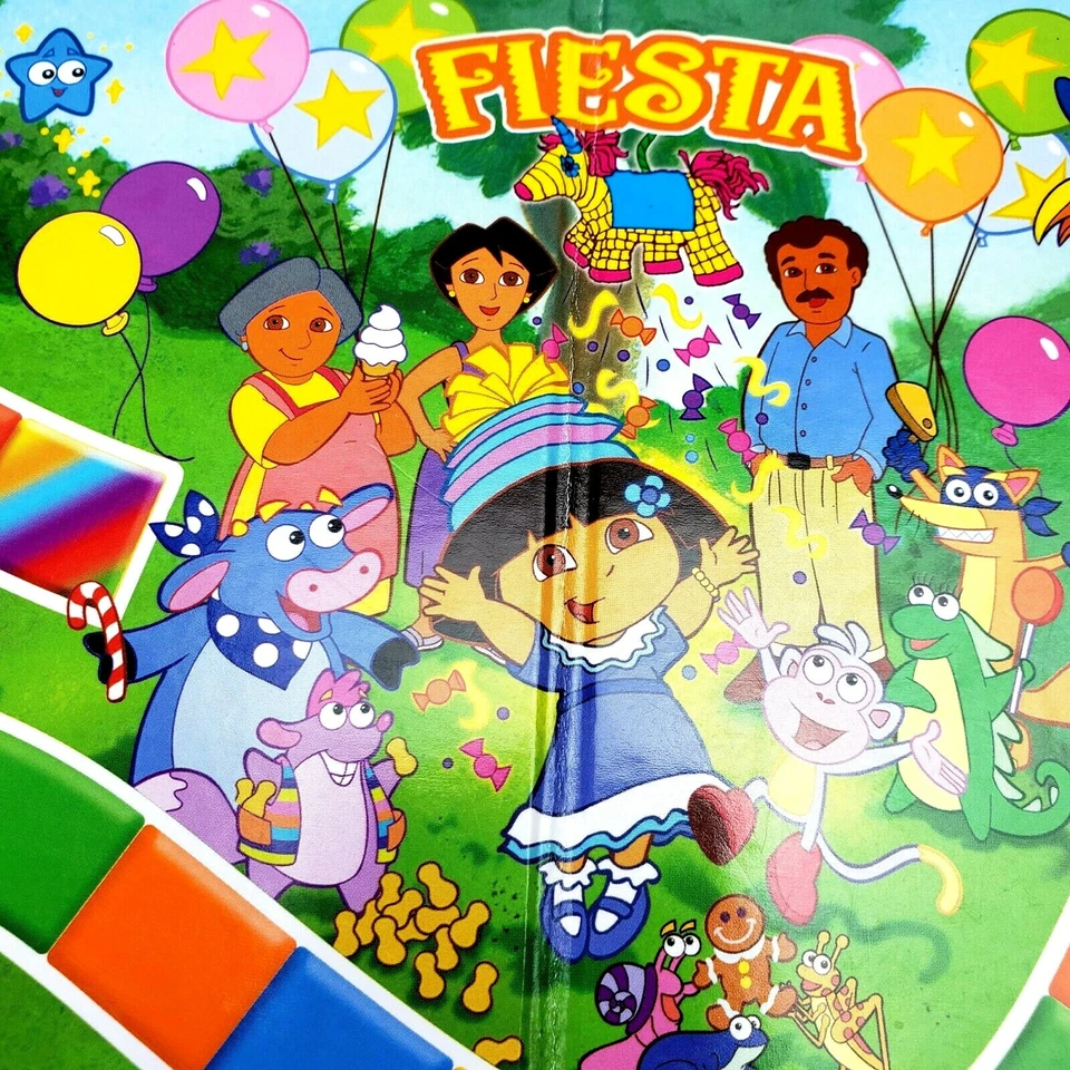 Candyland Dora The Explorer Edition Juego de Mesa Repuestos Solo Tablero Niños Foto 4 de 4