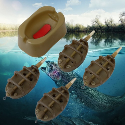 fr Plastic Bait Holder Accessories Fishing Bait Holder 4+1 Kits Carp