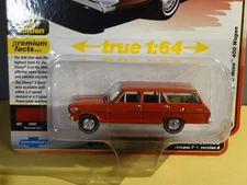 AUTO WORLD PREMIUM - 1963 CHEVY II NOVA 400 WAGON - VINTAGE MUSCLE RIVERSIDE RED
