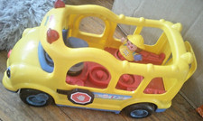 Fisher-Price Little People School Bus W/ Working Lights  Sounds W 3 people