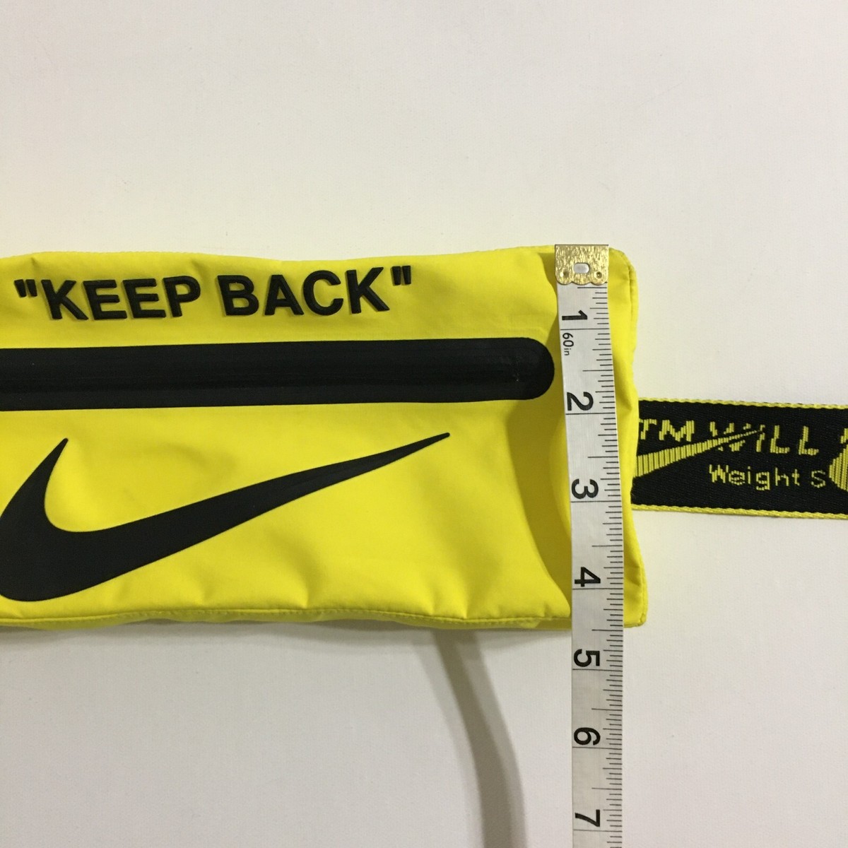 【新品】NIKE off-white バッグセット Nike x Off-White Collaboration Fanny Pack KEEP BACK Yellow