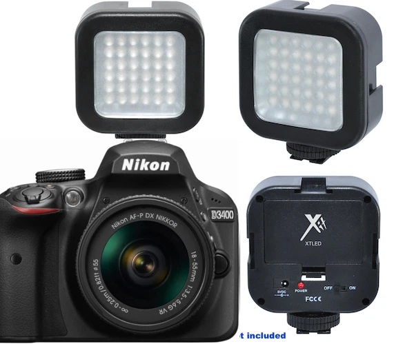 Speedlight Flash + 36 LIGHT LED for Nikon D7100 D7000 D5100 D3200 D3100 D3400 - Image 2 of 4