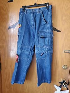 Wrangler Originals Hero Cargo Zip Off Vtg 90s Jeans Boys 14 Husky Nwt Ebay