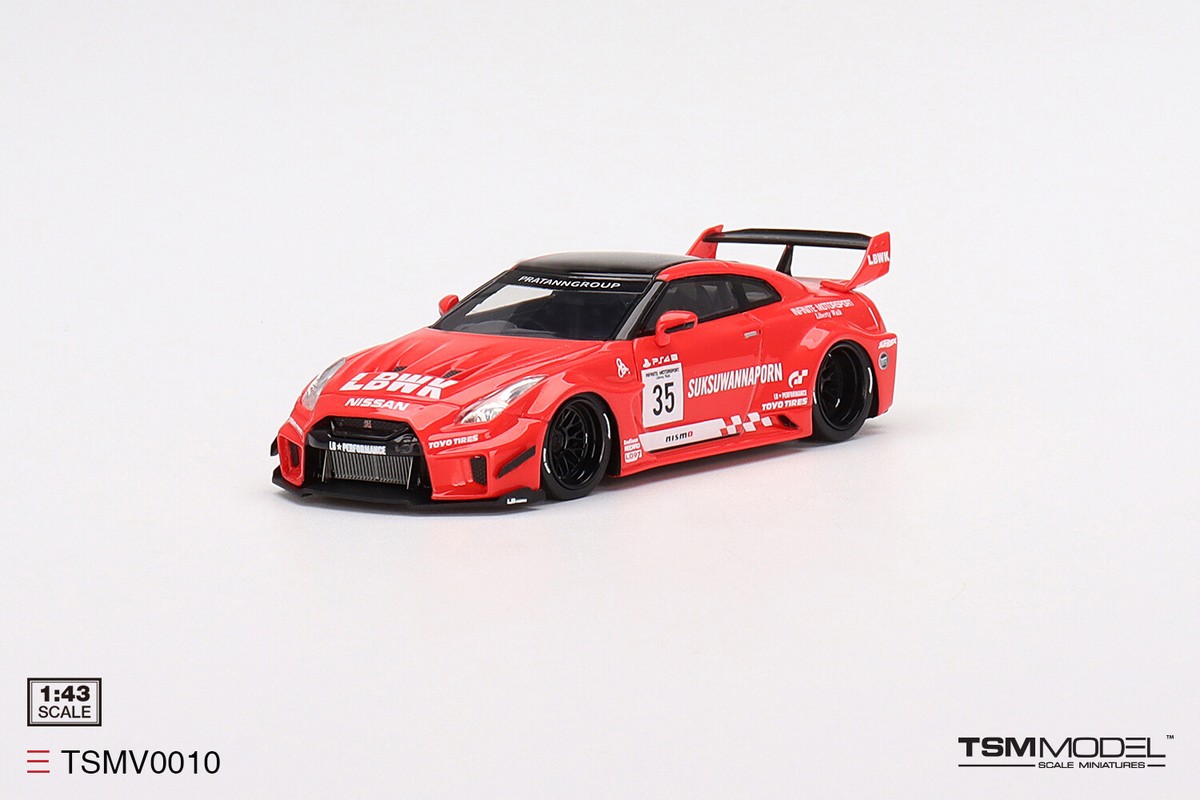 1/43 LB-SILHOUETTE WORKS GT NISSAN 35GT-RR VER.1 RED/BLACK LBWK | eBay