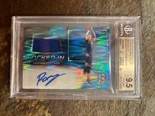 2016-17 Spectra Autos NEON BLUE 13/99 #25 Kristaps Porzingis BGS GEM MINT 9.5/10