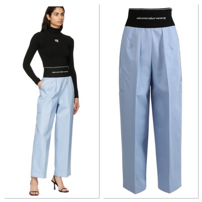 alexander wang logo carrot pant