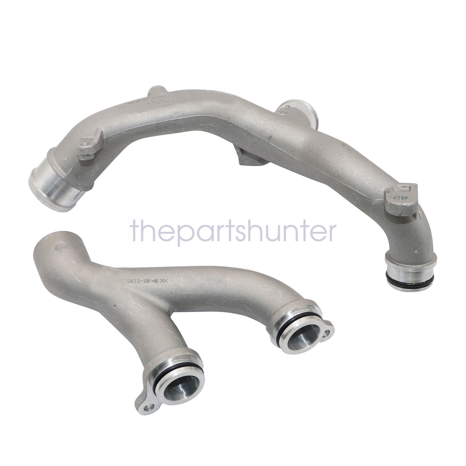 2Pcs Fits Land Rover Range Rover 13-19 Metal Coolant Water Outlet Pipes USA