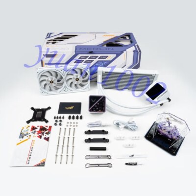 NEW VALKYRIE V240-MERLIN White 3.5 IPS Water-cooled CPU cooler Fast delivery