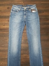 NWT Roberto Cavalli 4PJ218 Faded Regular Fit Demin Woman's Jeans