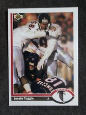 1991 Upper Deck #285 Jessie Tuggle   Atlanta Falcons Football Card