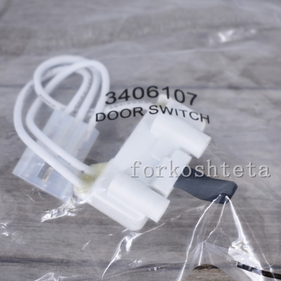 Whirlpool WP3406107 Dryer Door Switch Kenmore AP6008561 PS11741701