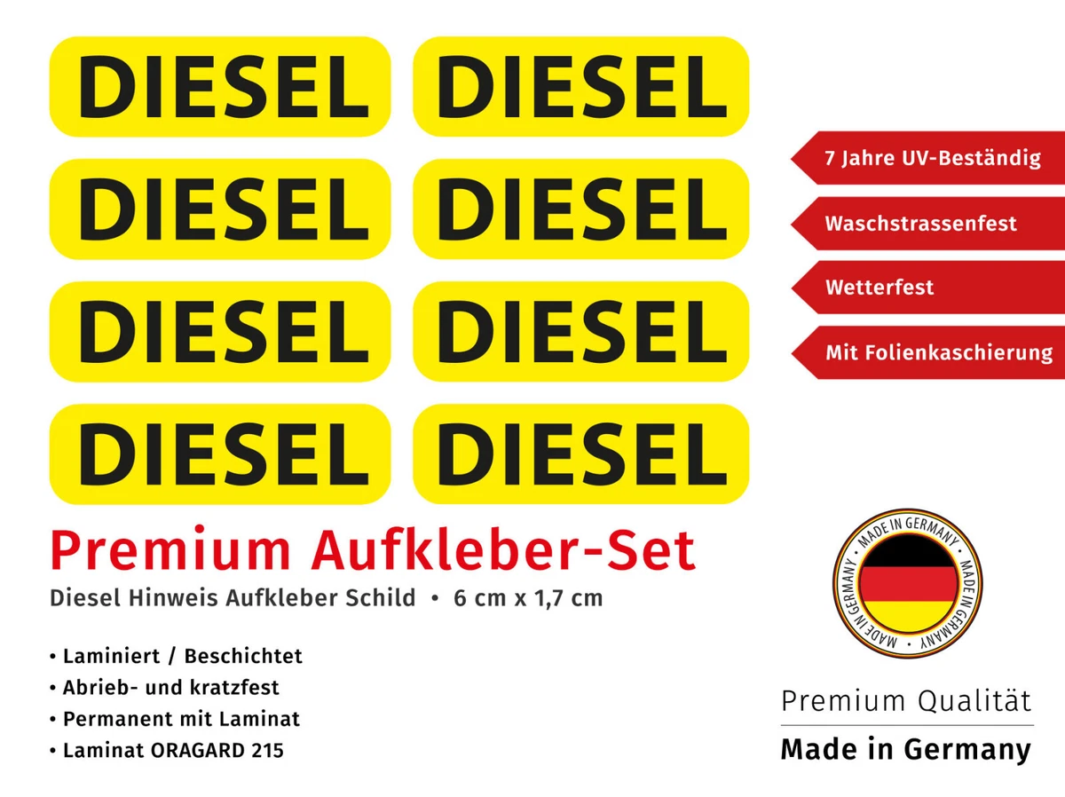 D - Deutschland Aufkleber Klein