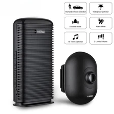 Garage Alarm Wireless Driveway Welcome Burglar Alarm Motion Sensor Detector New