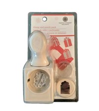 New Martha Stewart Holidays Stamp  Punch Pack Gift Present all occasions NIP