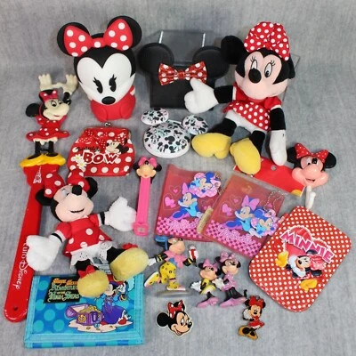 MINNIE MOUSE DISNEY Vintage Modern Toy Collectible Plush Disneyana Mix Lot 1990s - Bild 1 von 4