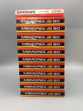 Sealed Lot Of 11 Memorex DB90 & 1 LN-90 Cassette Blank Tapes