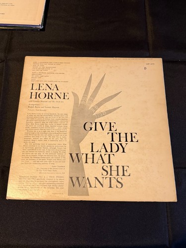 Give The Lady What She Wants Lena Horne RCA Victor Record - Imagen 2 de 3