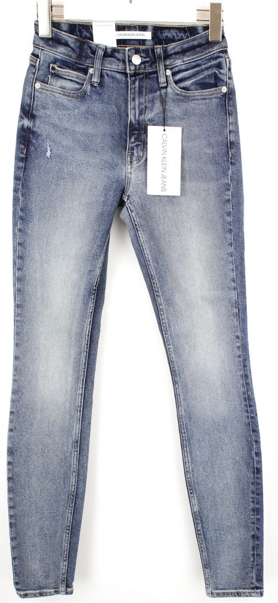 CALVIN KLEIN Jeans High Rise Skinny Jeans Women's W26/L34 Slim Through Hip  Thigh