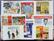 1989 Rip It Up Postcards from Hey Day of Rock N Roll Set (9) Cards Mike Barson