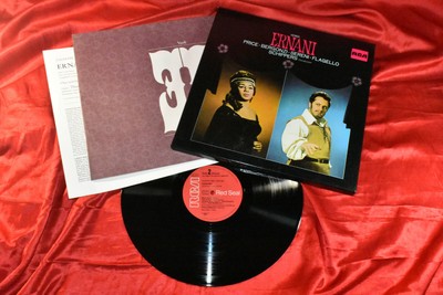 VERDI ERNANI CARLO BERGONZI MARIO SERENI LEONTYNE PRICE THOMAS SCHIPPERS BOX