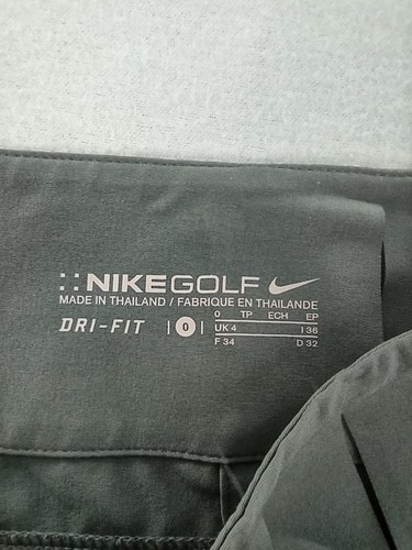 Nike Size 0 Dri FIt Golf Skirt Gray No Sash No Shorts Lightweight Pockets - Picture 5 of 9
