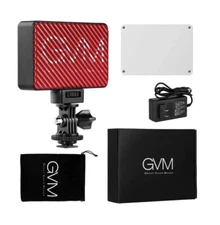 New GVM 7S RGB LED On-Camera Video Light with Wi-Fi Control Great Video Maker